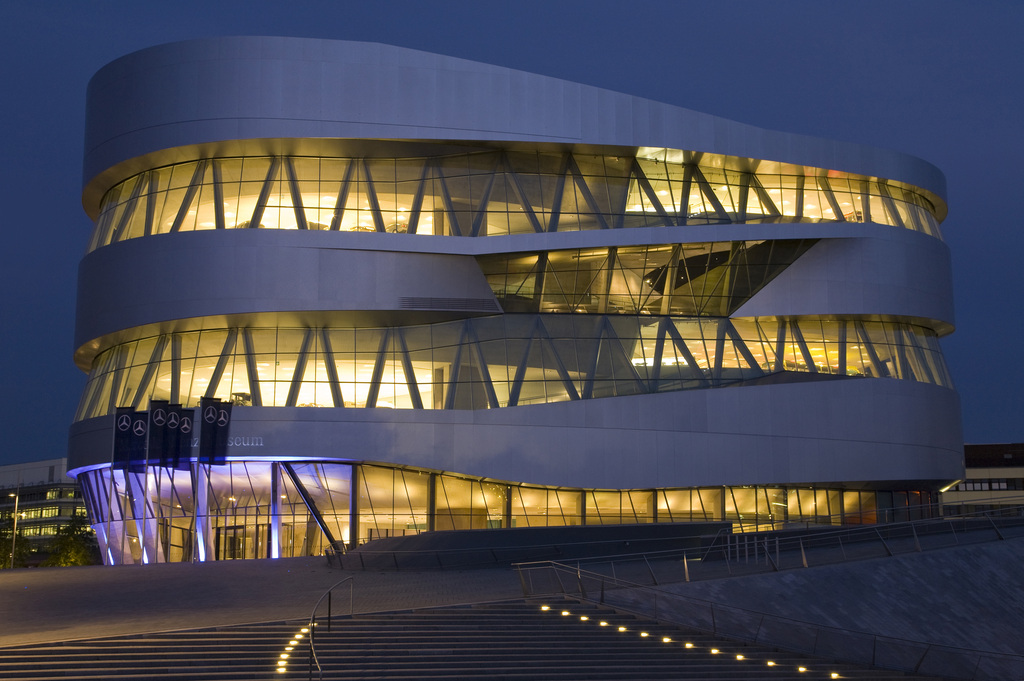 斯图加特奔驰博物馆工程展示